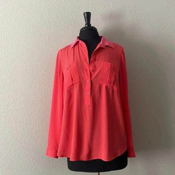 coral LOFT‎ Blouse M - Picture 1 of 5